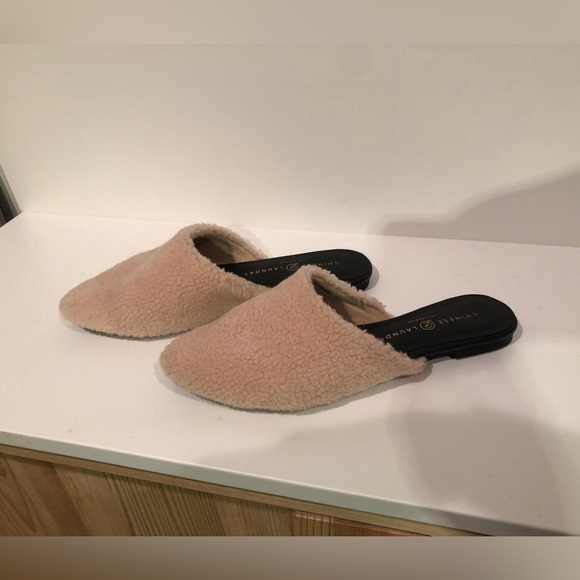 Chinese Laundry Sherpa Easton Mule in Natural / Cream Shearling - Picture 9 of 9